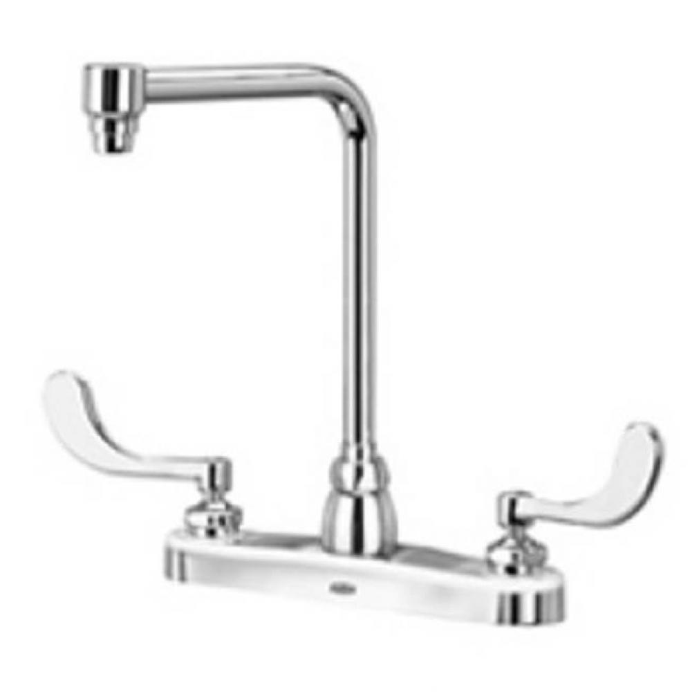 FAUCET (XL), 8'' KITCHEN, 8'' BENT RISER SPOUT, -4 HDL ''HS6'&a