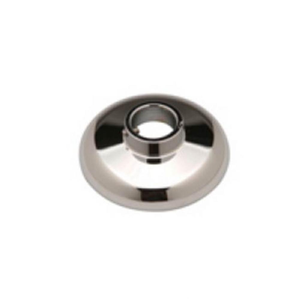 Flange with Set Screw, Chrome-Plated Cast Brass, 1/2'' IPS