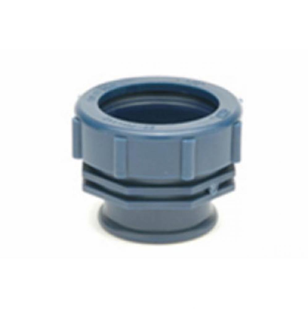 Z9A-PGA-112-S PVDF 1-1/2'' Glass Adapter Fitting Assembly w/ Stab-Lock Seal P.N.