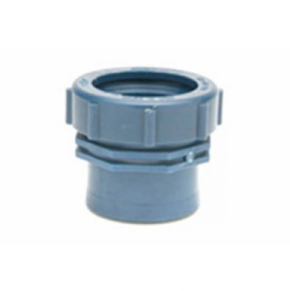 Z9A-PIA-112 PVDF 1-1/2'' Iron Pipe Mechanical Joint Adapter Fitting Assembly P.N.