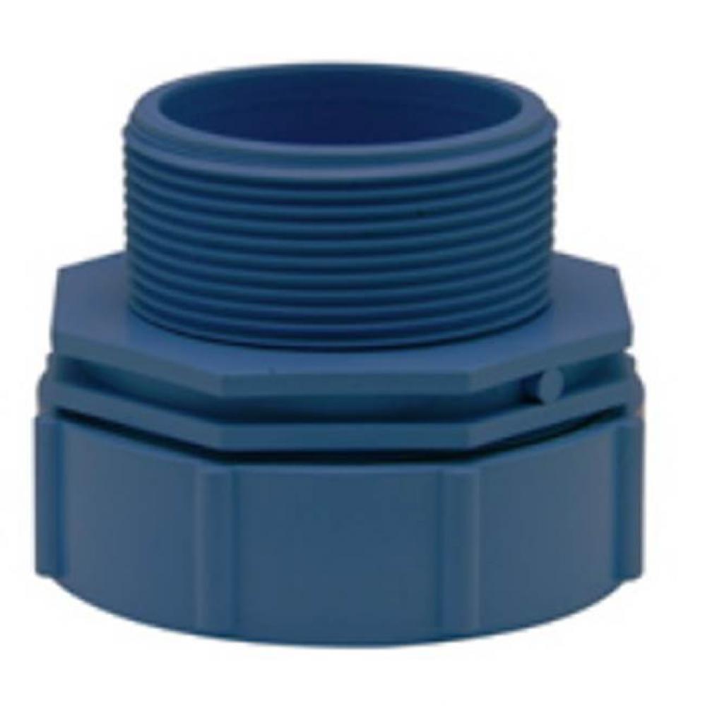 Z9A-PMA-112 PVDF 1 1/2'' Male Thread Adapter Fitting Assembly P.N.
