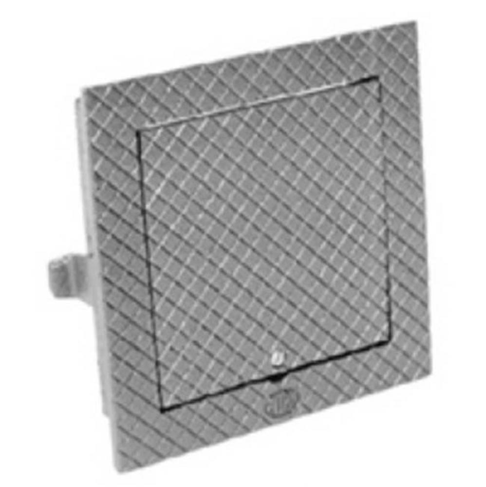 (K) Nickel Bronze Sq Secured Wall Access Panel w/ Polished Cover