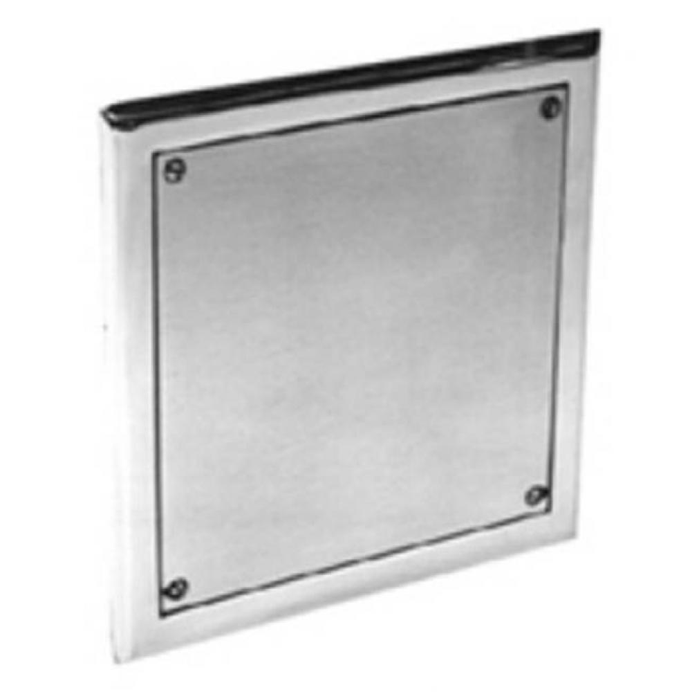 Nickel Bronze Sq Secured Wall Access Panel w/ Polished Cover