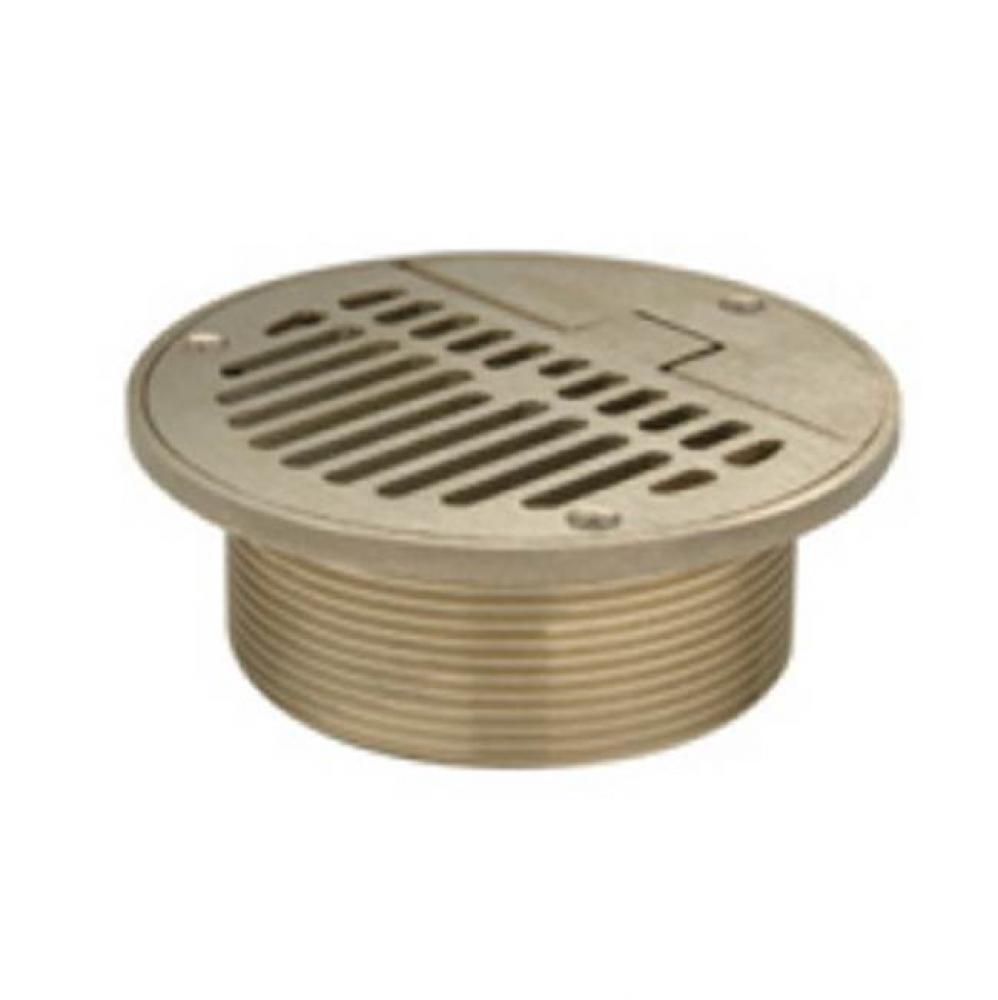 ZN400C Pol Nickel Bronze 8'' Rd Adj ''Type C'' Hinged Top Assy P.N.