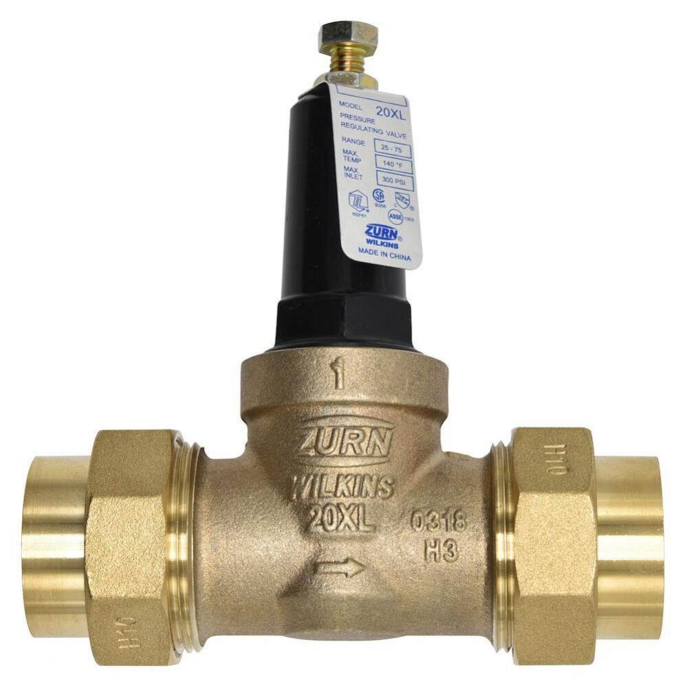 1'' Pressure Reducing Valve, Double Union Fnpt X Fnpt