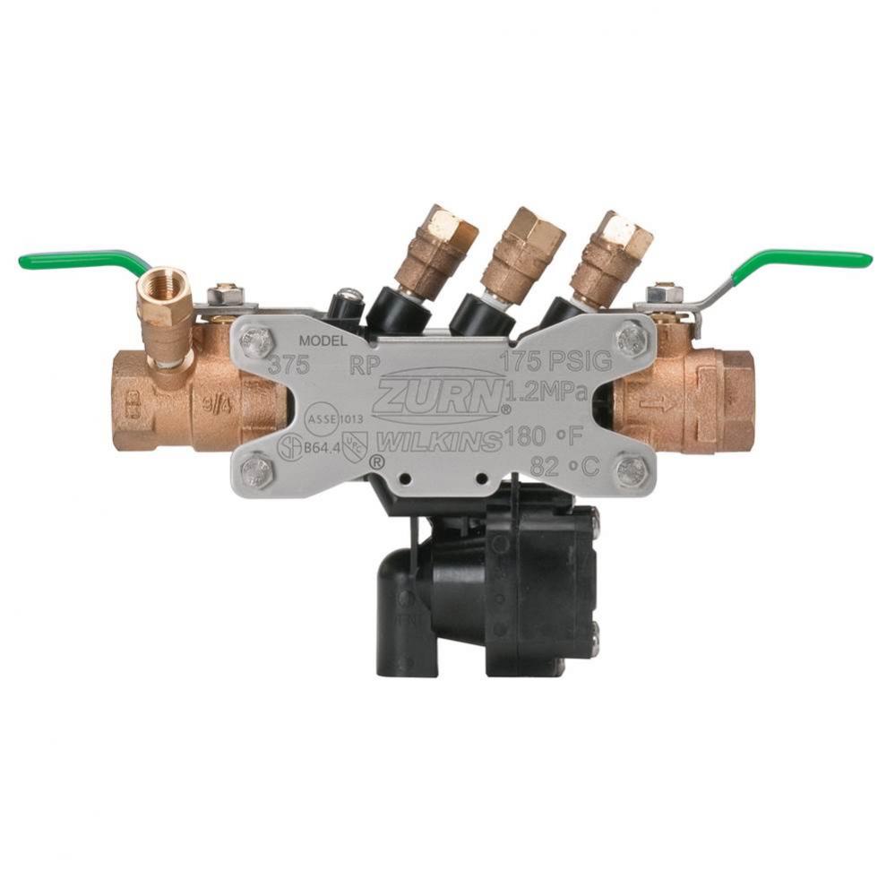 3/4'' 375XL Reduced Pressure Principle Backflow Preventer