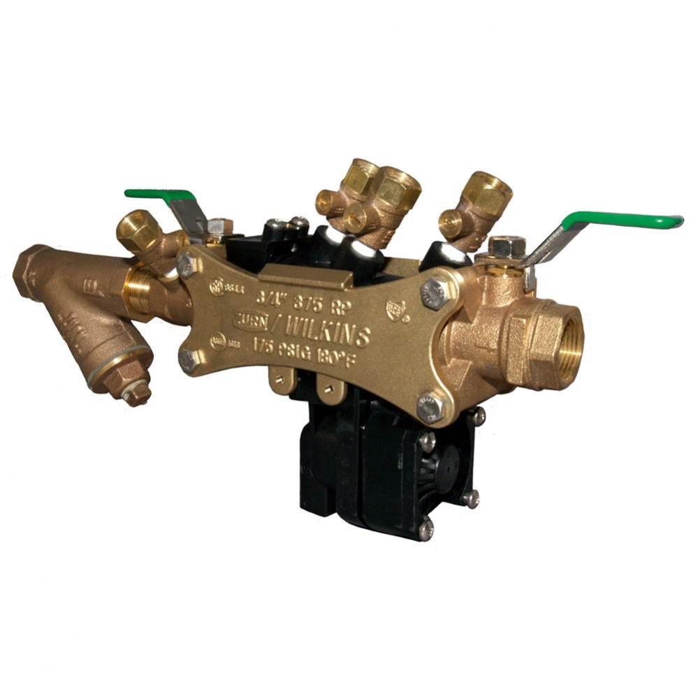 3/4'' 375XL Reduced Pressure Principle Backflow Preventer with strainer