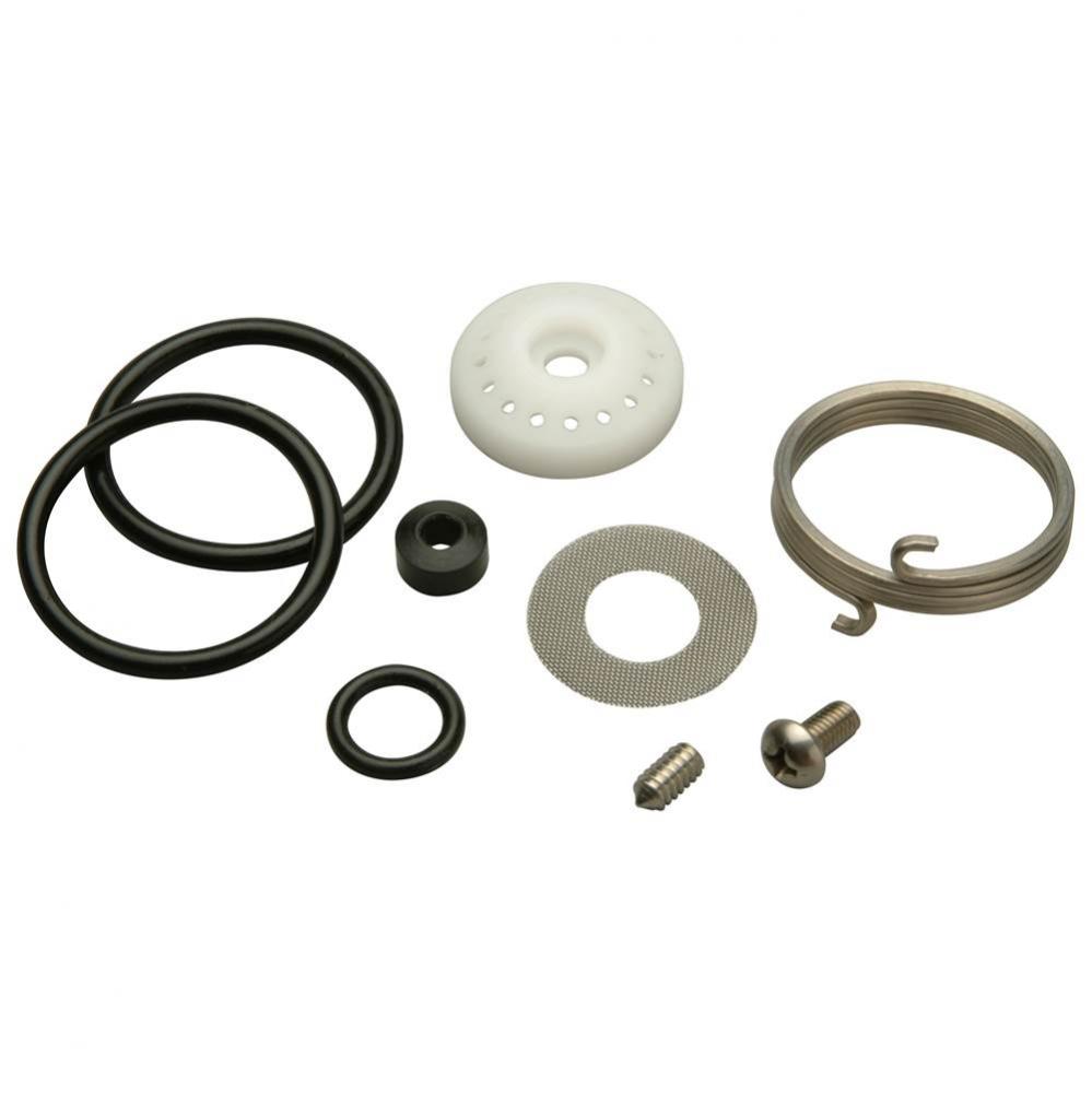 Bedpan Diverter Rebuild Kit, Chrome-Plated Brass