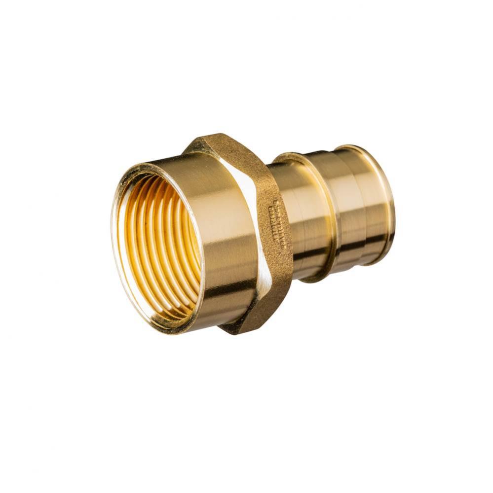 F1960 Expansion XL Brass FPT Adapter - 1'' EX PEX x 1'' FPT