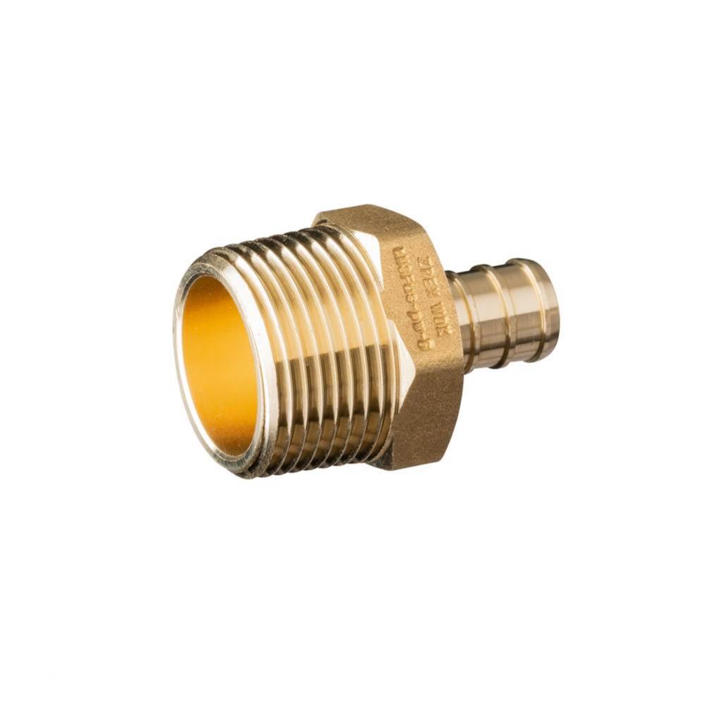 XL Brass Male Adapter - 1/2'' Barb x 3/4'' MPT