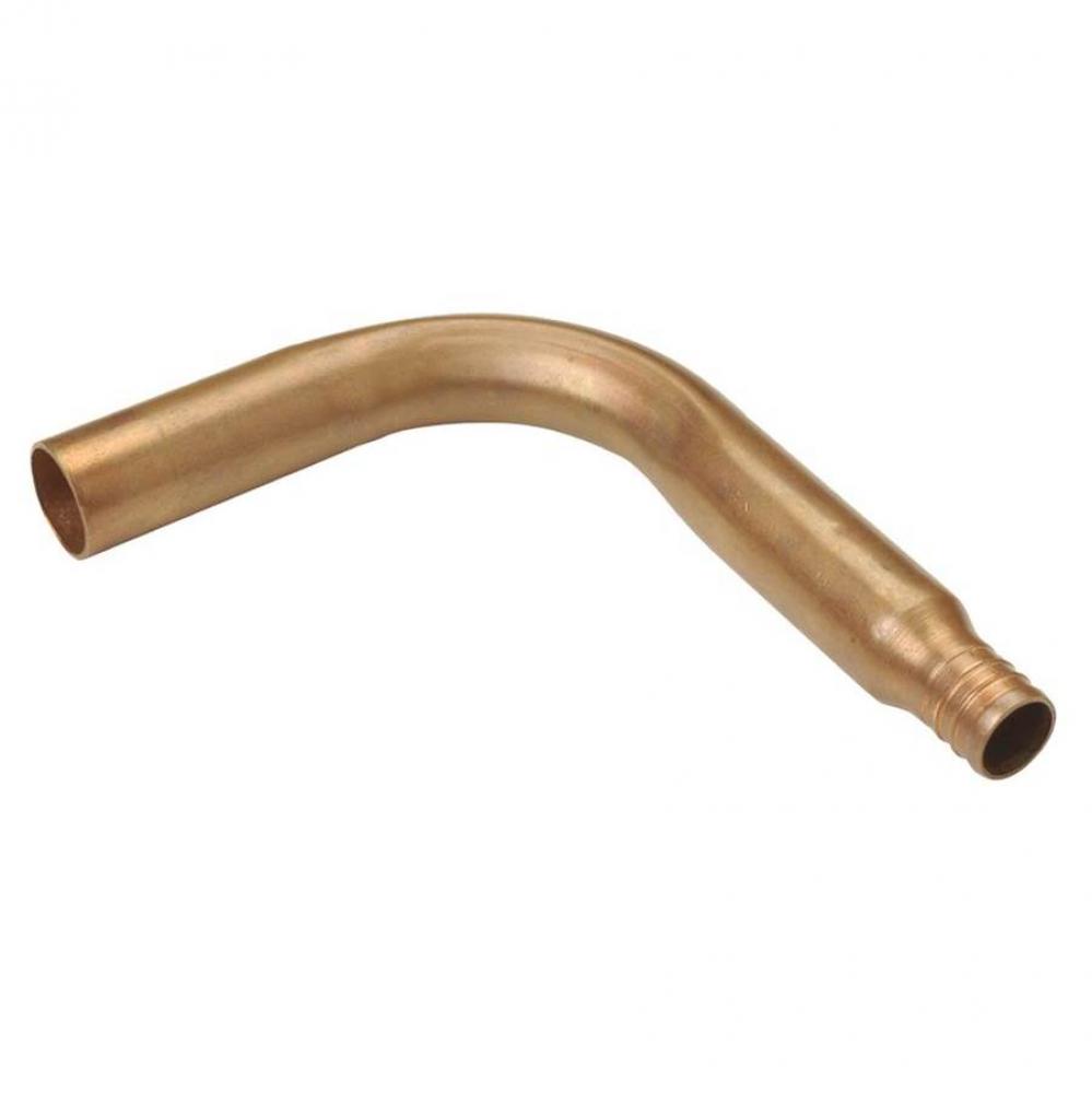Copper Elbow 4'' - 1/2'' Barb x 1/2'' Male Sweat