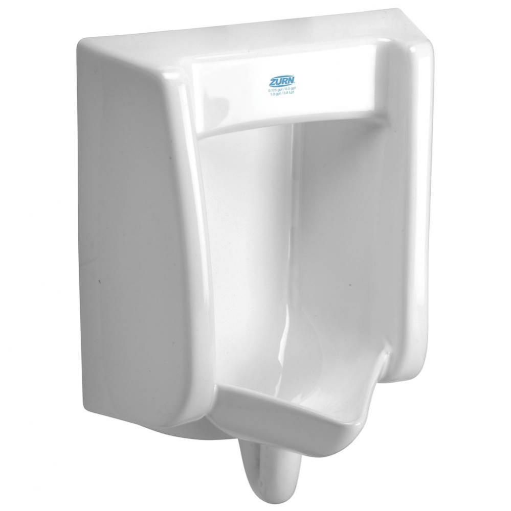 Zurn® Omni-Flo® Ultra Low Consumption Urinal, 0.125-1.0 gpf, Back Spud, ADA Compliant, W