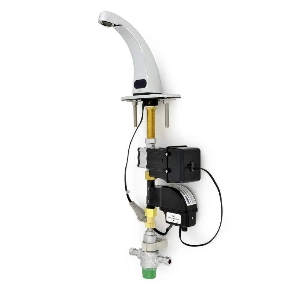 AquaSense® Single Hole Sensor Faucet- 1.5 gpm Aerator, Hydroelectric Generator, Thermostatic
