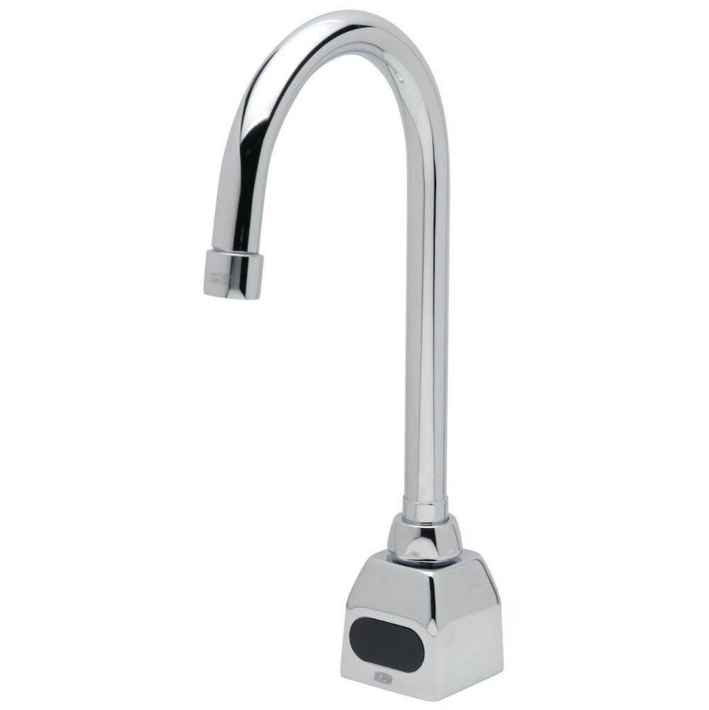 AquaSense® Single Hole Gooseneck Sensor Faucet with 0.5 gpm Spray Outlet and Thermostatic Mix