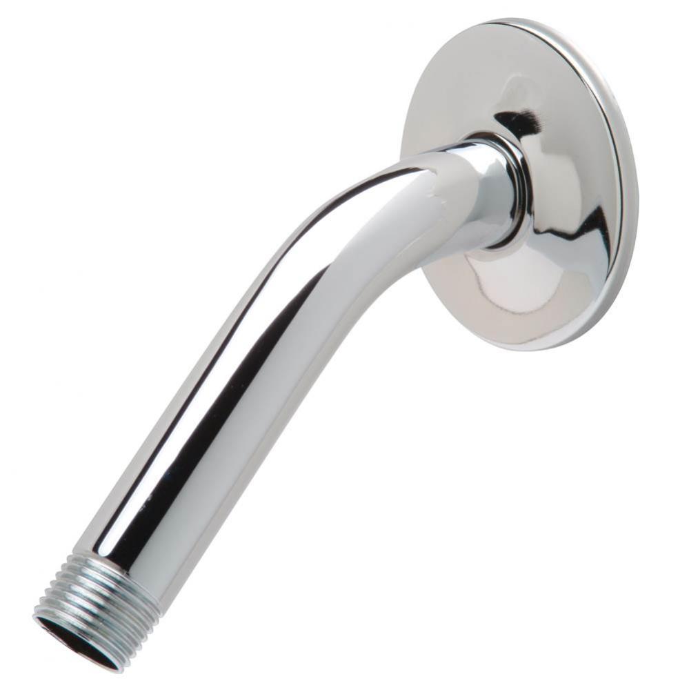 Temp-Gard® 6 in. Shower Arm and Stamped Escutcheon in Polished Chrome