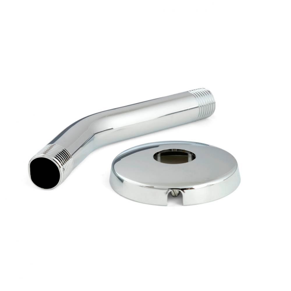 Temp-Gard® 6'' Shower Arm and Wall Flange in Polished Chrome