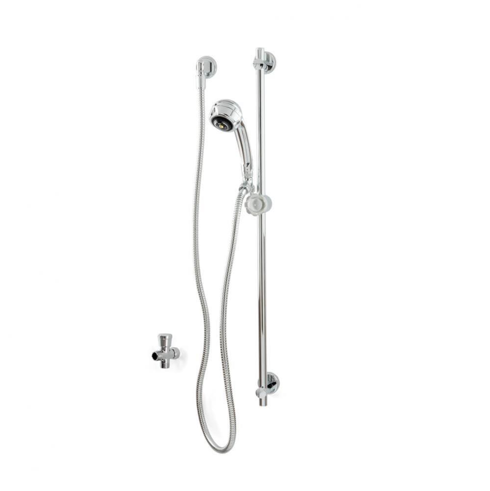 Temp-Gard® Hand/Wall Shower with Supply Elbow, Flange, 60'' Hose, and 30'&apos