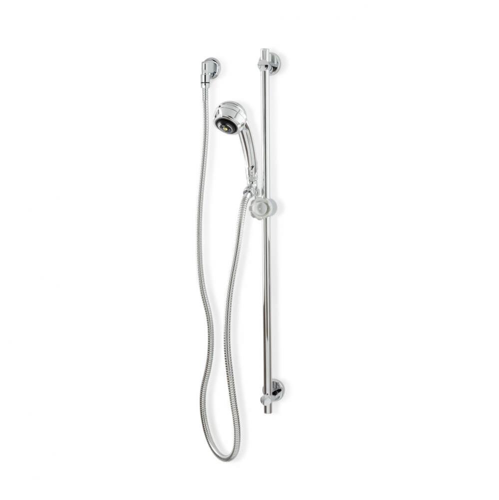 (P) Handshower, 69'' Metal Hose, 30'' Bar