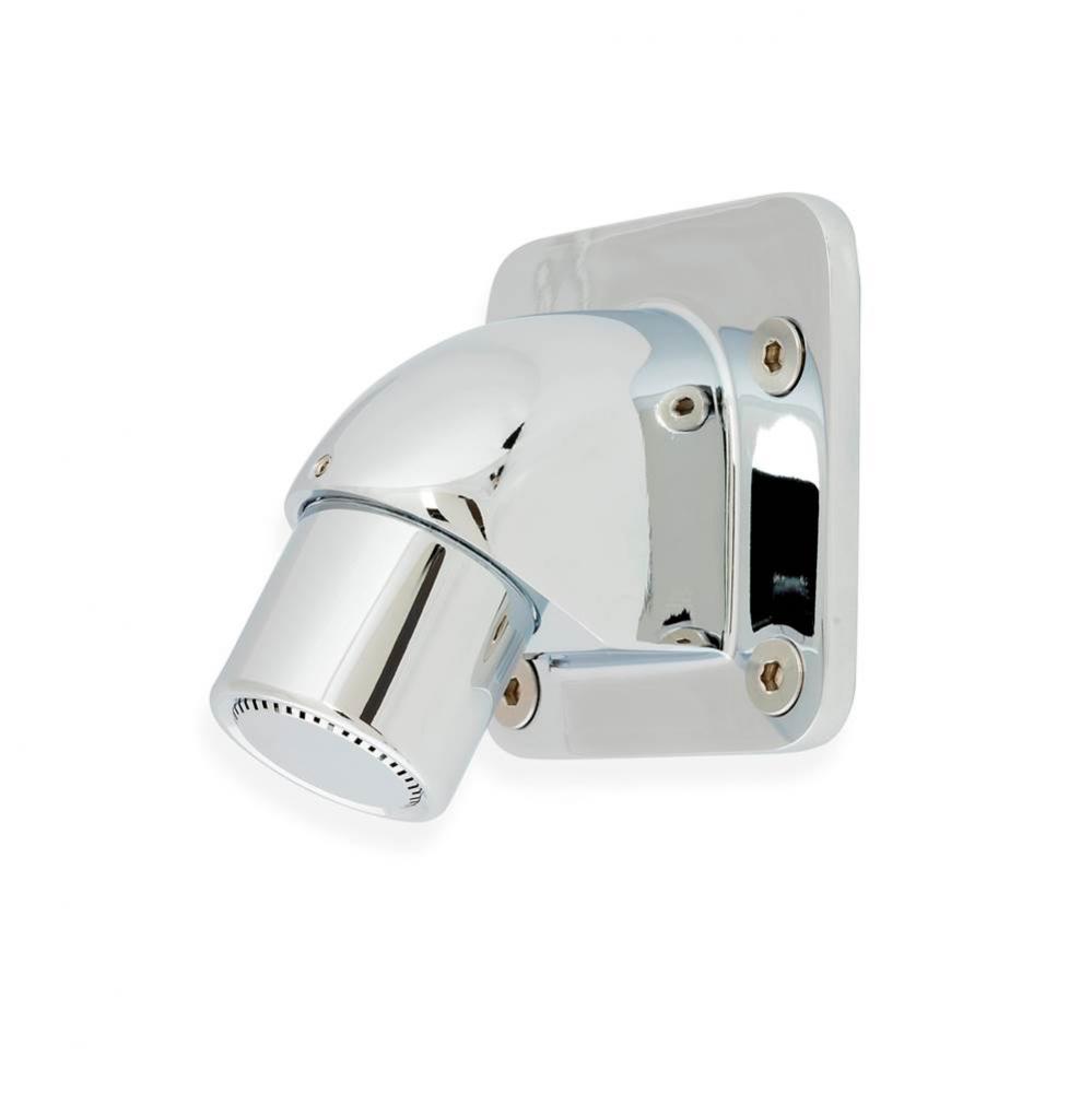 Temp-Gard® Standard Institutional Wall Mount Fixed Spray Shower Head with 1.25 gpm in Chrome