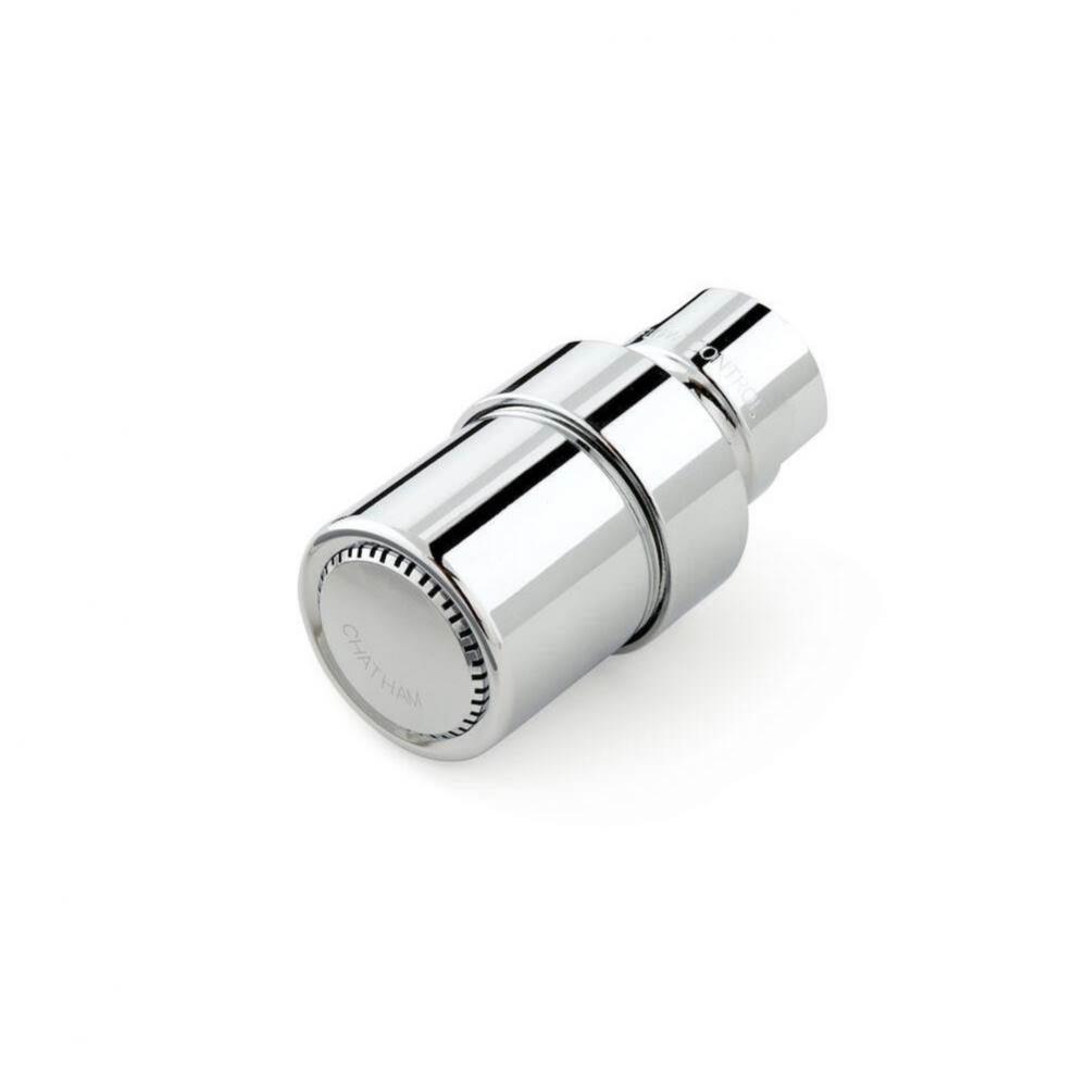 Temp-Gard® Solid Brass Shower Head and Ball Joint Connector with Fixed Spray Pattern and 2.2