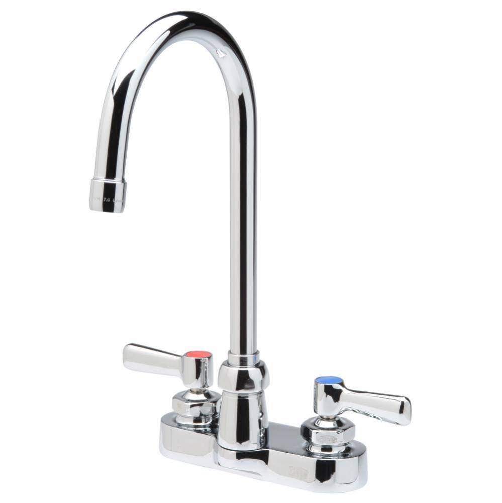 AquaSpec® Gooseneck Faucet, 4'' Centerset, 5 3/8'' Spout, 2.2 gpm Pressur