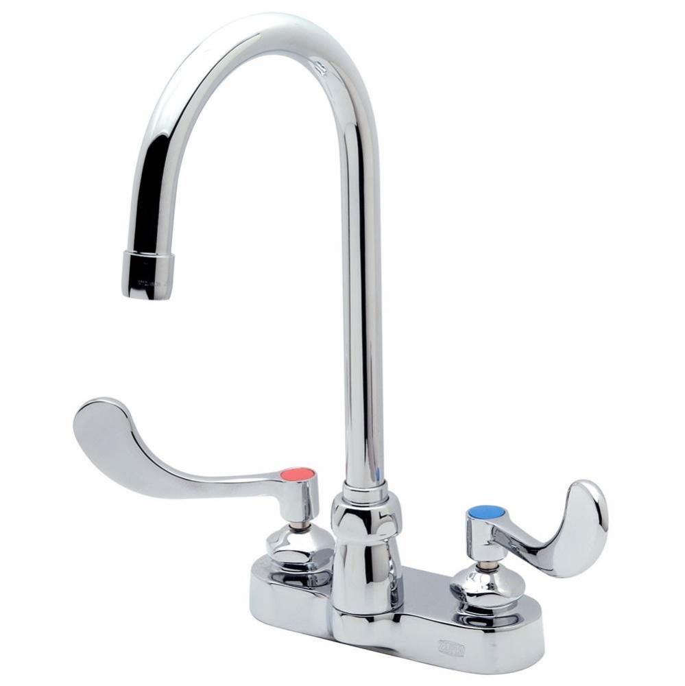 AquaSpec® Gooseneck Faucet, 4'' Centerset, 5 3/8'' Spout, 1.5 gpm Vandal-