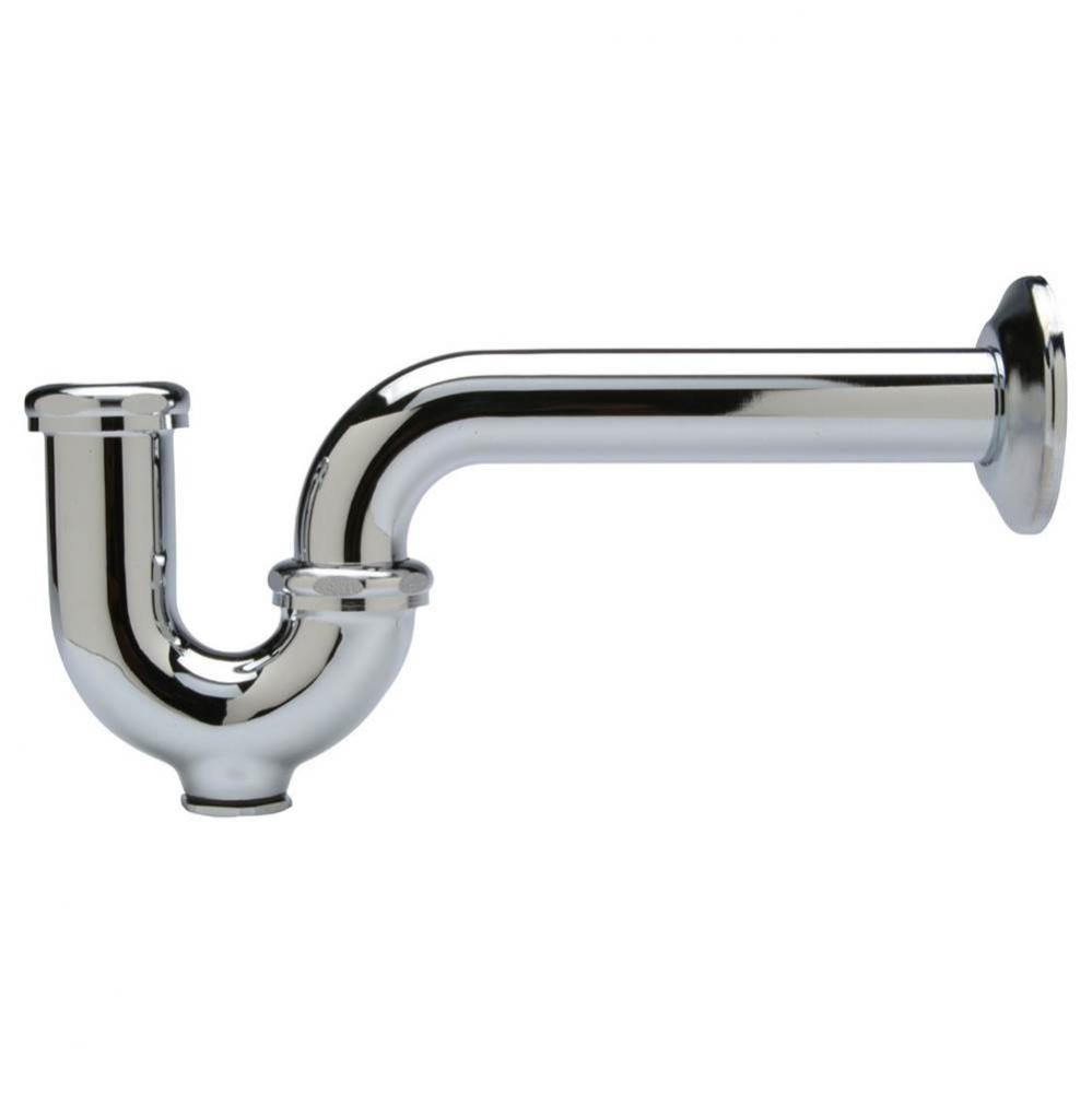 P-Trap with Wall Bend and Cleanout, 1 1/4'' Inlet, 1 1/4'' Outlet, 17 Gauge, D