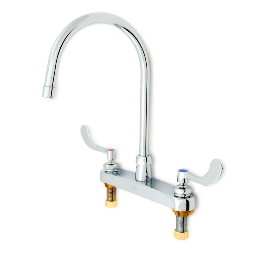 AquaSpec® Deck-Mount Gooseneck Faucet with 2.2 gpm Pressure-Compensating Aerator, 8'&apo