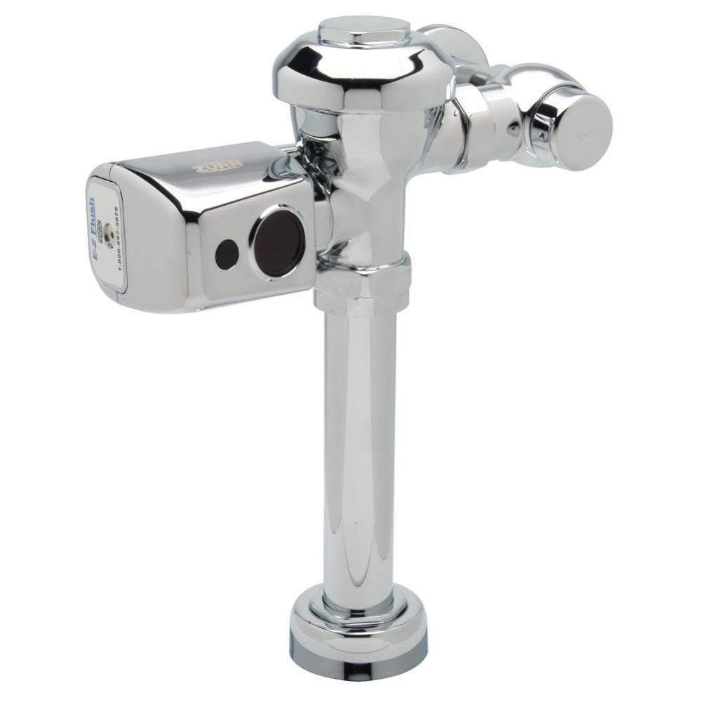 AquaVantage® AV ZER Exposed Sensor Diaphragm Flush Valve with Metal Cover in Chrome