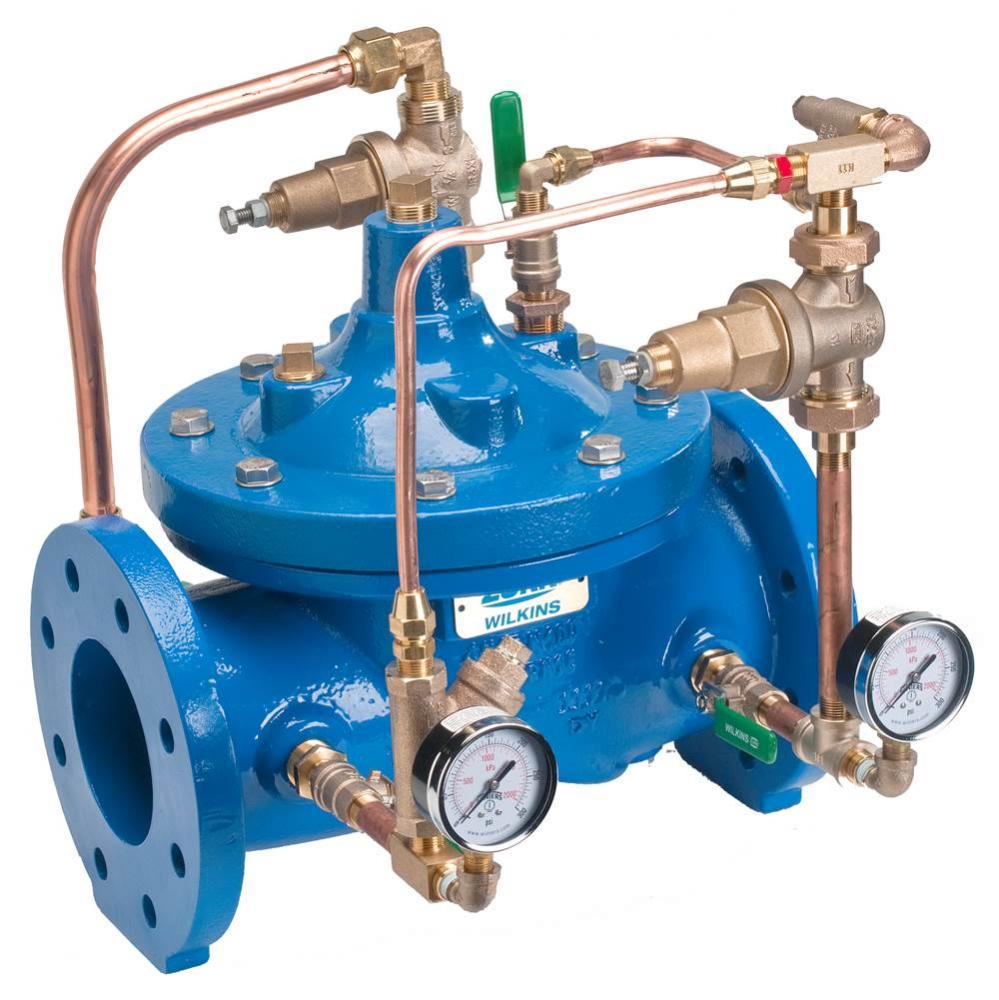 4'' ZW209BP Pressure Reducing Valve with low flow bypass