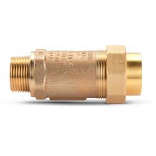 Zurn Industries 1MX1UF-700XL - 700Xl Dual Check Valve With 1'' Male Inlet X 1'' Union Female Outlet