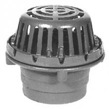 Zurn Industries Z125-3NH - Z125 8-3/8'' Dia Roof Drain 3'' No Hub with Poly Dome