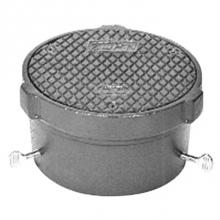 Zurn Industries ZN1404-6 - Z1404 Polished Nickel Brz Floor Access Housing w/ 6'' Slip Joint Outlet