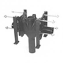 Zurn Industries Z1204-1-ND4 - No-Hub Adj Vertical Double Siphon Jet Water Closet -4'' Side Inlet