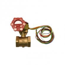 Zurn Industries 2-F49BR - 2'' Fire Butterfly valve, brass, threaded, w/supervisory switch