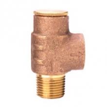 Zurn Industries 12-P1550XL-100 - 1/2'' P1550XL Pressure Relief Valve preset at 100 psi, and male NPT inlet and female NPT