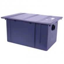 Zurn Industries GT2702-10 - GT2702 10-GPM Polyethylene Grease Trap w/ Flow Control w/ Plate
