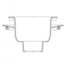 Zurn Industries P1900-K-3NL-USA - Z1900 12X12X6 Deep Flanged 3NL Floor Sink P.N. 531350231-USA