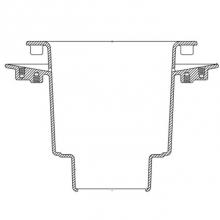 Zurn Industries P1901-K-2NL-USA - Z1901 12X12X8  Deep Flanged 2NL Floor Sink PN 227260281-USA