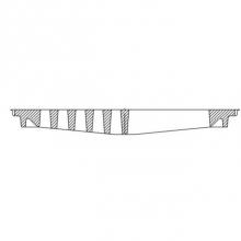 Zurn Industries P1920-2-GRATE - Z1920 AR Coated Cast Iron Half Grate P.N. 46679W039