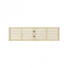 Zurn Industries P6-HPB - 6'' x 20''  Bronze Heel Proof Slotted Decorative Class A Grate - P.N. 58524001