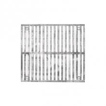 Zurn Industries P817-GDC-24X24 - 24''x24'' Galvanized Ductile Iron Slotted Grate