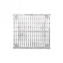 Zurn Industries P817-GDF-24X24 - 24''x24'' Galvanized Ductile Iron Galvanized Slotted Grate