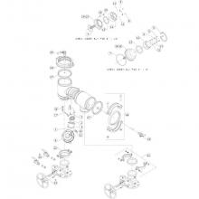 Zurn Industries RK10-475ST-RVELBOW - REPAIR KIT, 10'' 475STR TO 475ST CONVERSION, REVERSE RV ELBOW WITH HOSE