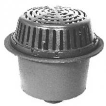 Zurn Industries Z104-4NL - 15'' Dia Deep Sump Roof Drain Roof Drain w/ Poly Dome