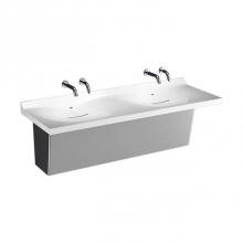 Zurn Industries Z5003.3.S.SD - EZ QUOTE - DRIFT (13B) TRIPLE BASIN PAIRED w/SENSOR FAUCET & MATCHING SOAP DISP