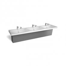 Zurn Industries Z5004.1.M.SD - EZ QUOTE - SURF (R33) SINGLE BASIN PAIRED WITH MANUAL FAUCET AND MATCHING SOAP D