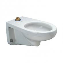 Zurn Industries Z5615-BWL-AM - Wall-Hung Siphon-Jet Toilet Bowl, Elongated, Top Spud, ZurnSHIELD™, White Vitreous China