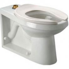 Zurn Industries Z5645.186.00.00.00 - 1.6/1.1 GPF ADA, Top-Spud, Floor Mounted Back Outlet FV High Efficiency Toilet