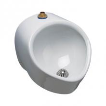 Zurn Industries Z5708.236.00 - Z5708-U Nano Pint Top Spud Urinal; ZER6003-ULF-CPM 0.125 gpf Sensor activated battery operated Pin